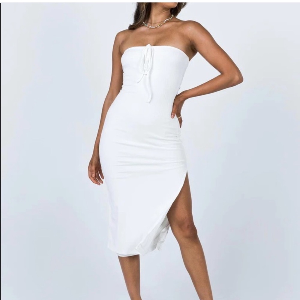 Princess Polly White Midi Dress